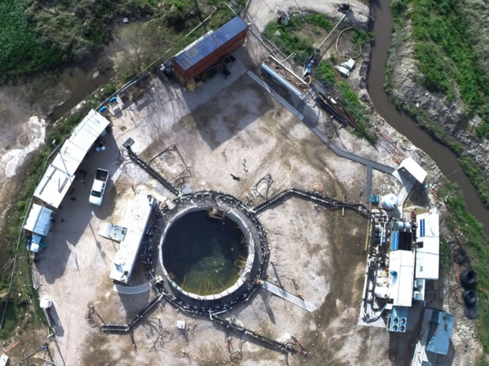 aerial of access shaft no 3