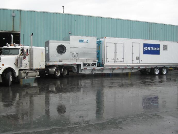 The use of liquid nitrogen systems converted to brine